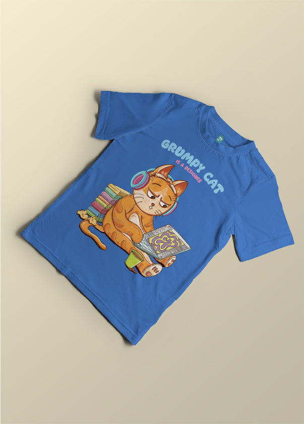 Grumpy cat is a designer (kids)