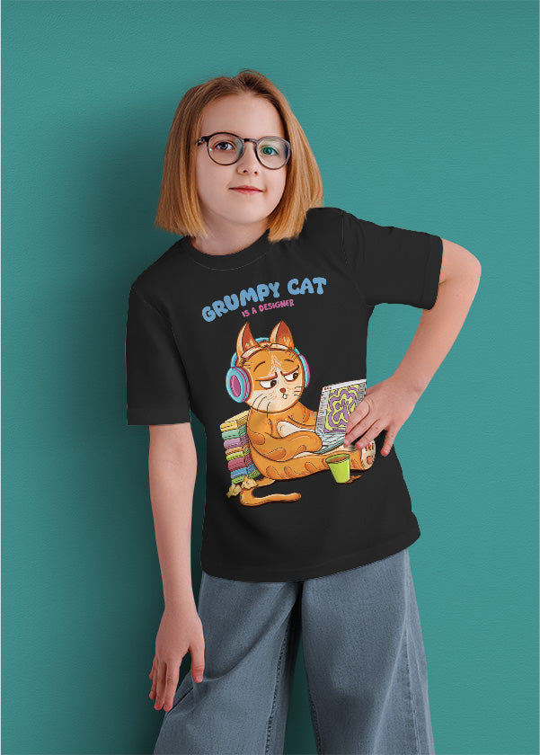 Grumpy cat is a designer (kids)