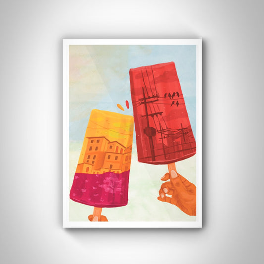 City in an ice cream