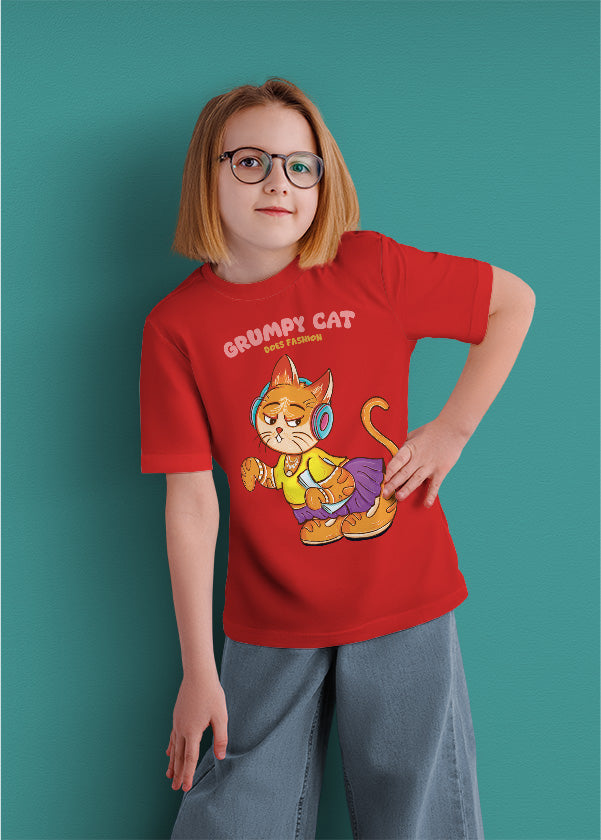 Grumpy cat does fashion (kids)