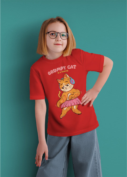 Grumpy cat is a dancer (kids)